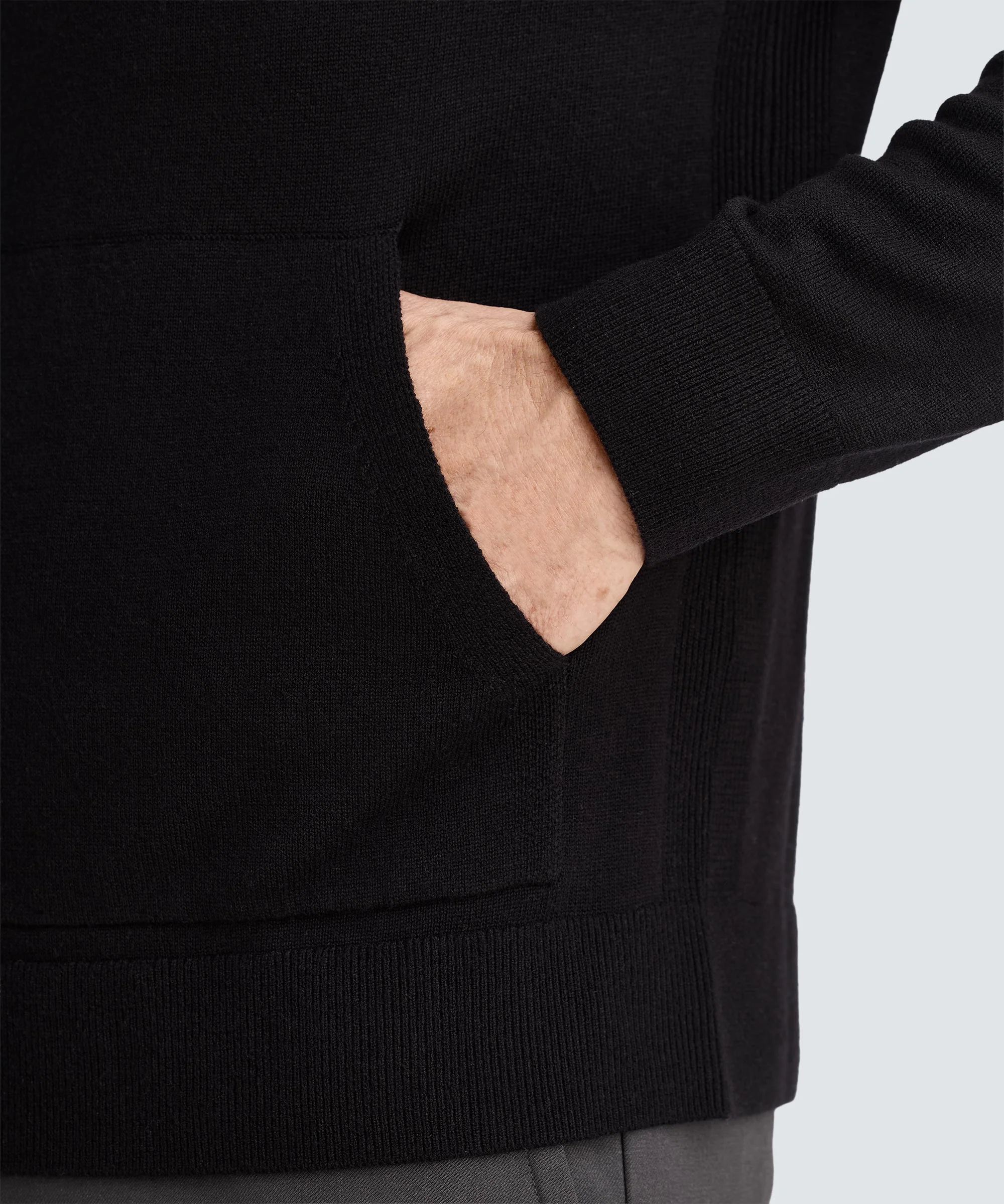 Men’s Merino Knit Pullover Hoodie - Image 11