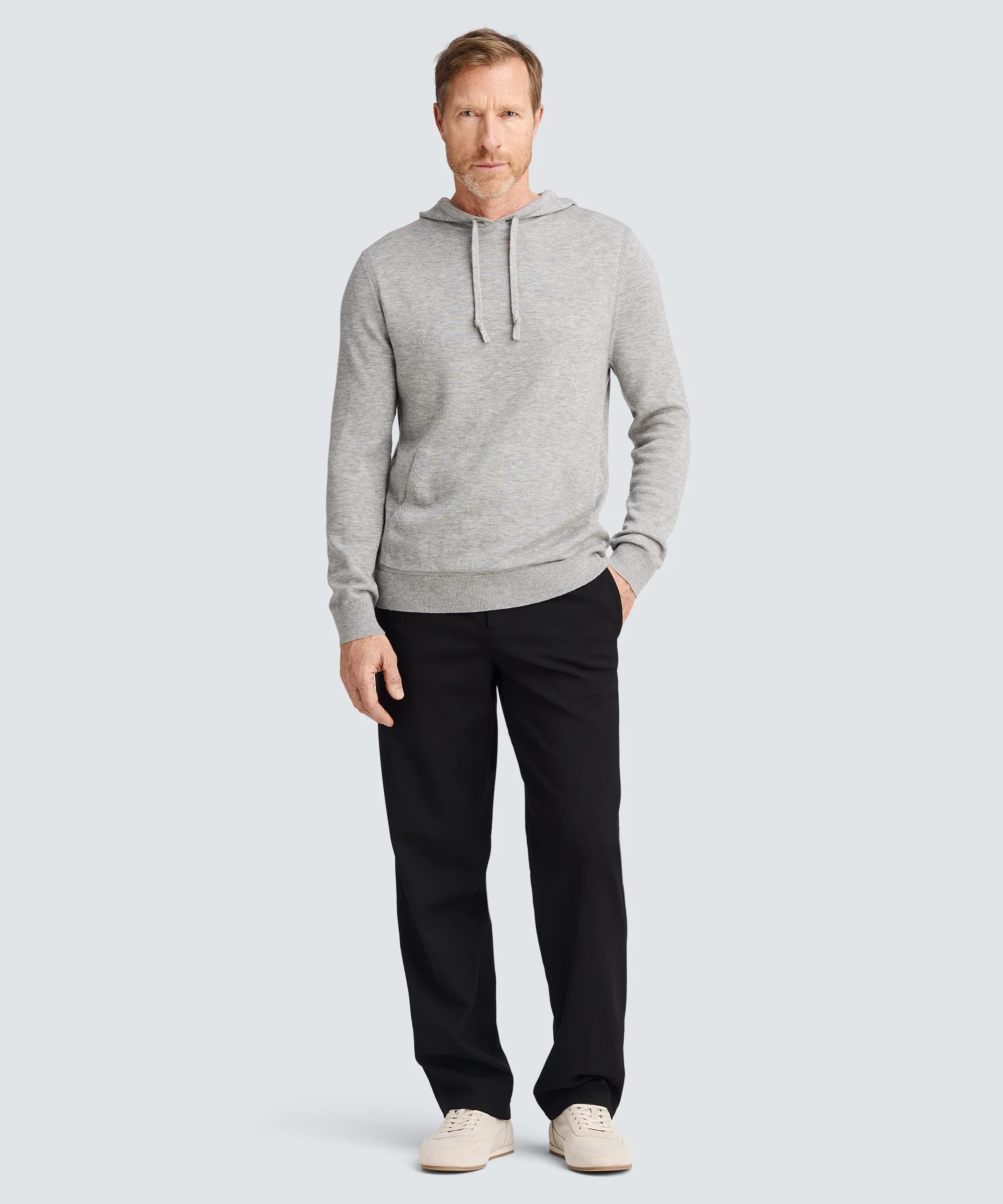 Men’s Merino Knit Pullover Hoodie - Image 2