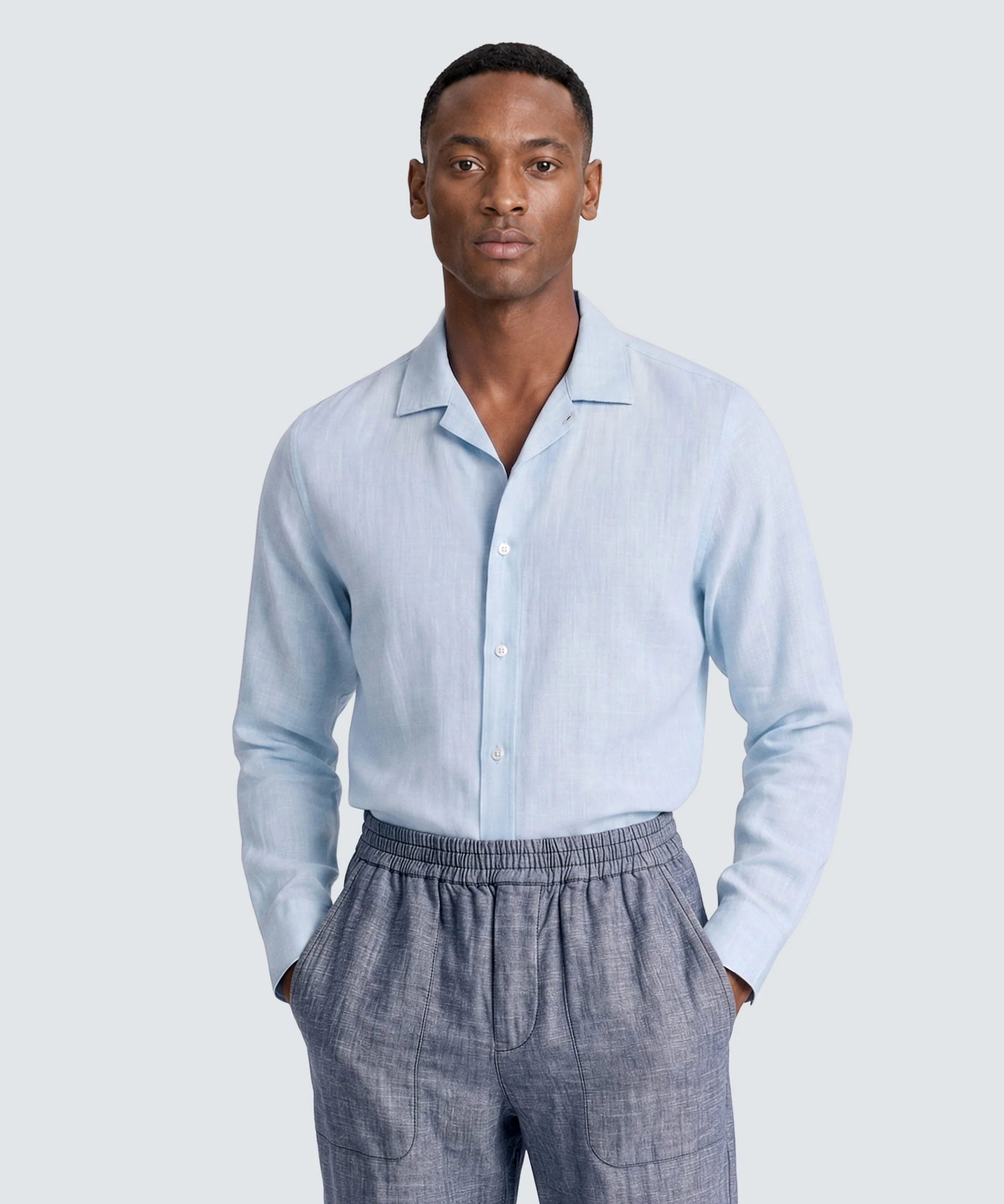 Men’s Merino Linen Button-Up - Image 10