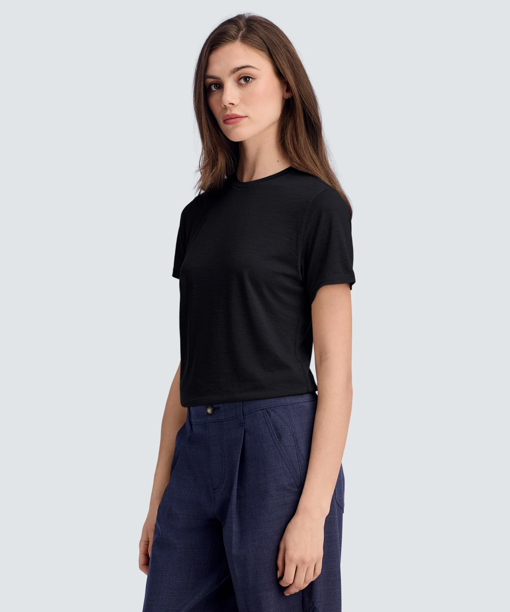 Women's Ultralight Merino Crew T-Shirt - Image 3