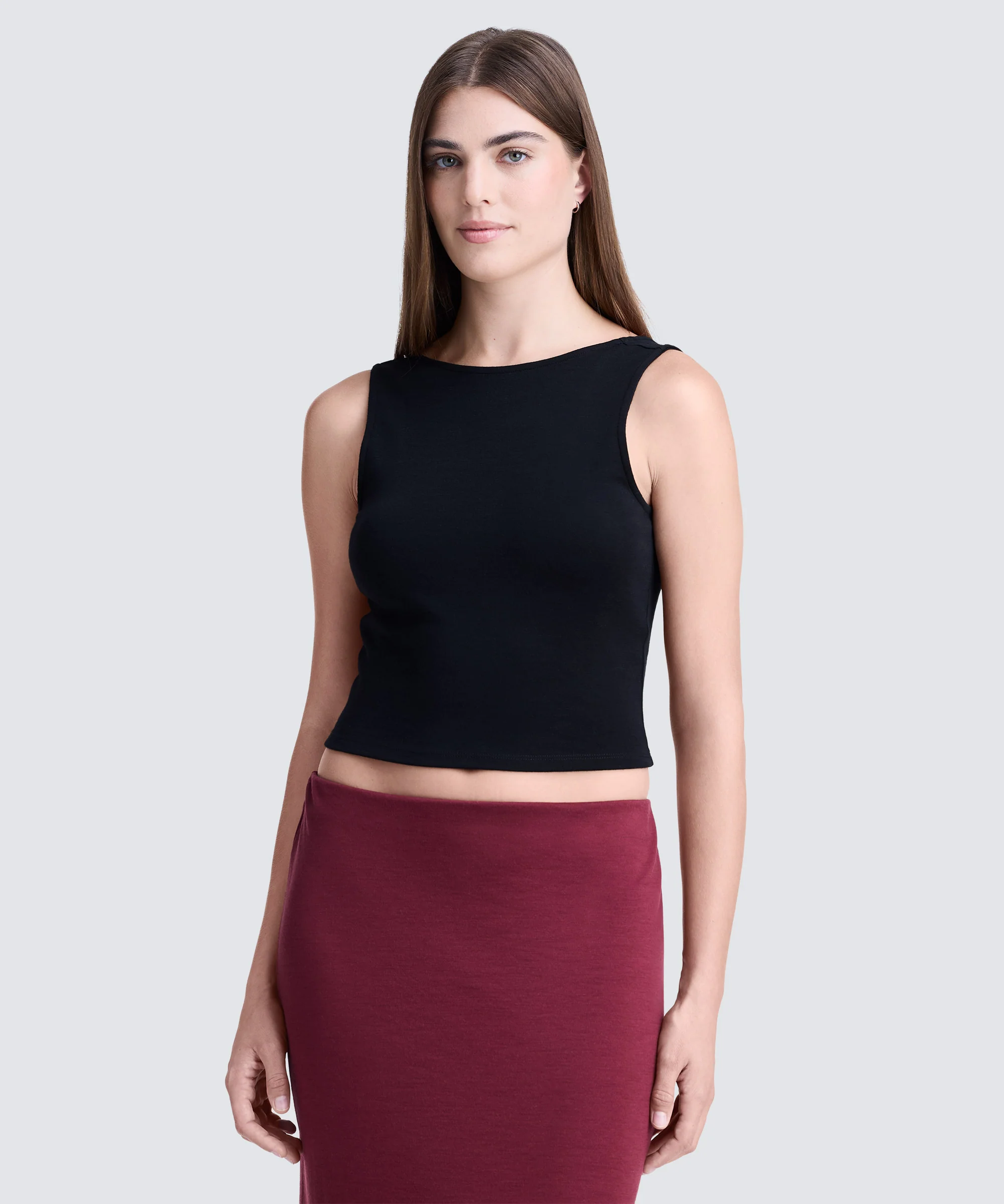 Women's Merino Cropped Tank - Image 7