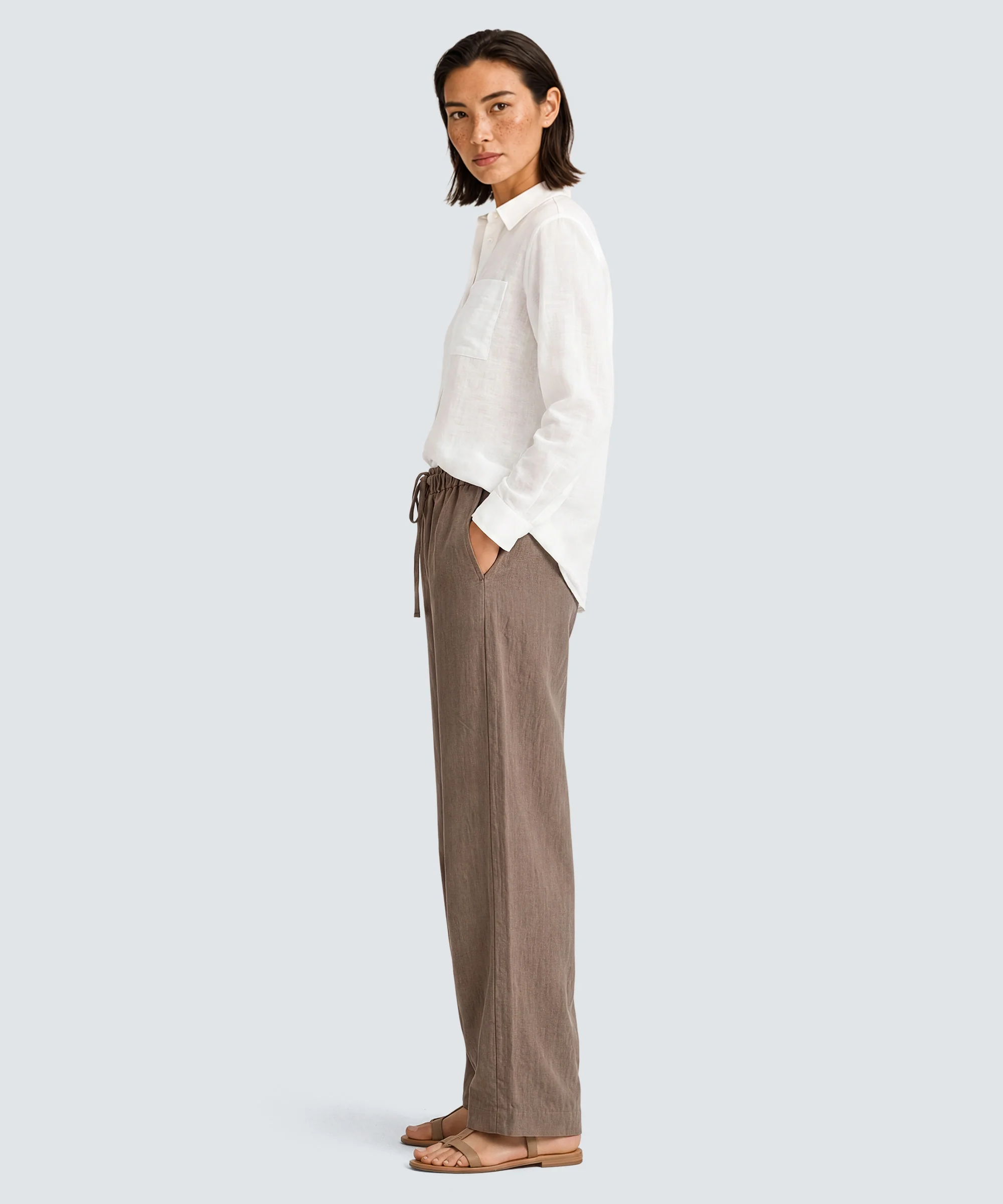 Women’s Merino Linen Shirt - Image 4